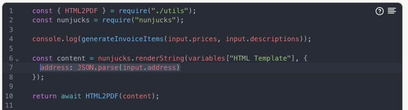 Custom Code Editor
