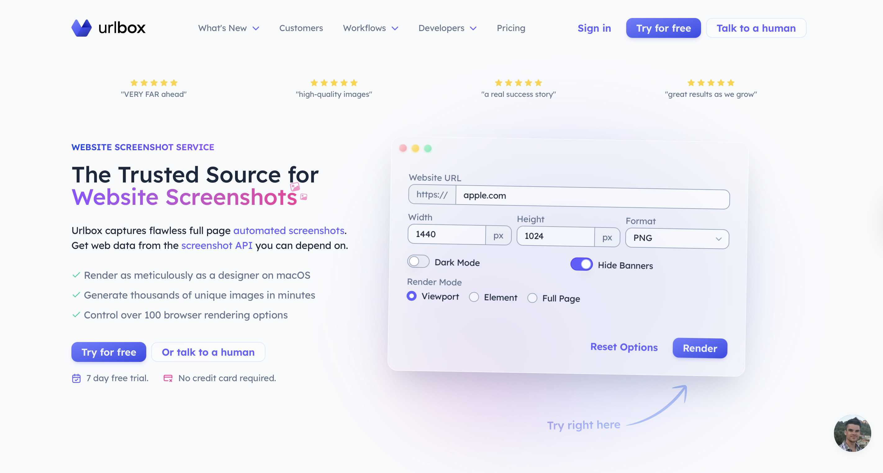 URLbox Screenshot