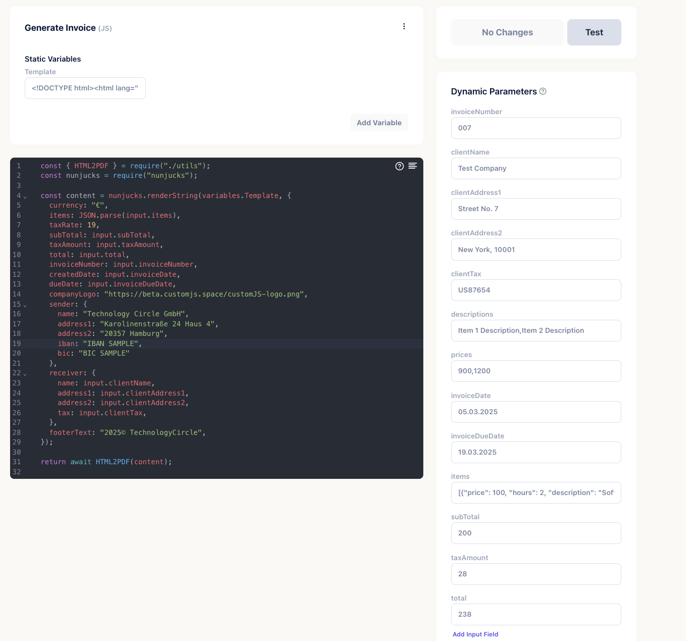 Generate Invoices With Make.com