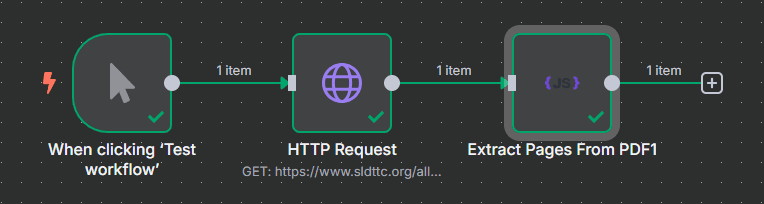 Extract PDFs with n8n