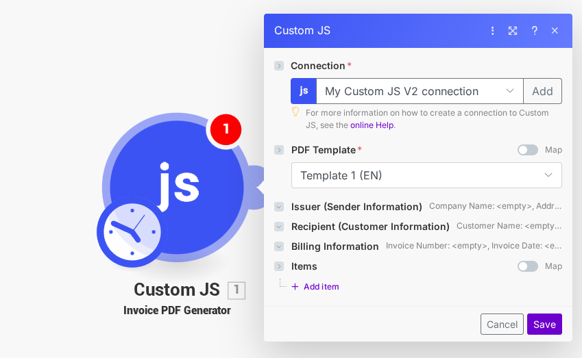 Invoice PDF Generator