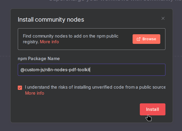Package Installation