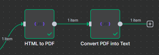 Convert PDF to Text node